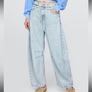 GAP Horseshoe high rise acid wash jeans 31